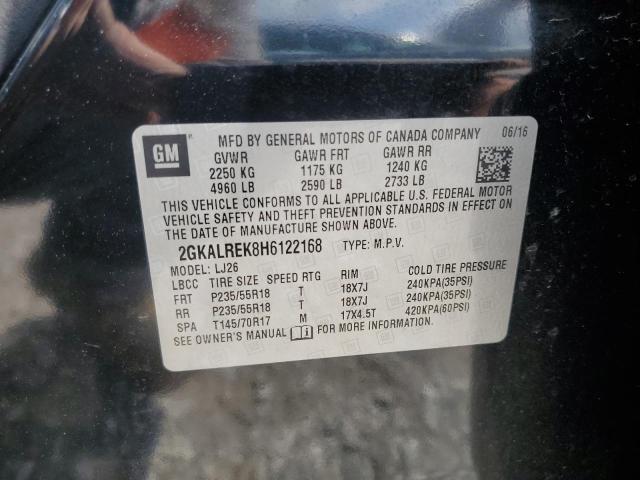 2017 GMC TERRAIN DENALI 2GKALREK8H6122168