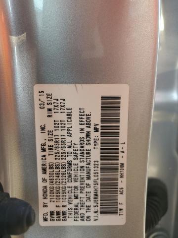 2015 HONDA CR-V EXL - 5J6RM4H75FL051323