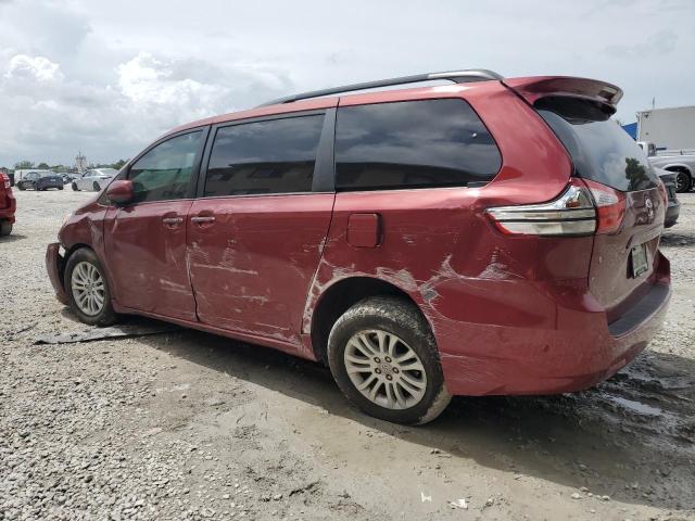TOYOTA SIENNA XLE 2017 burgundy  gas 5TDYZ3DC9HS796884 photo #3