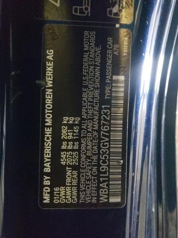 2016 BMW 228 XI SUL WBA1L9C53GV767231