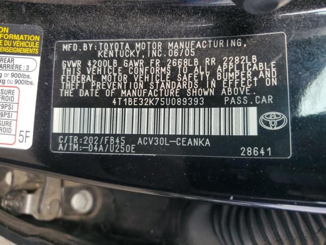 2005 TOYOTA CAMRY LE #3290038268