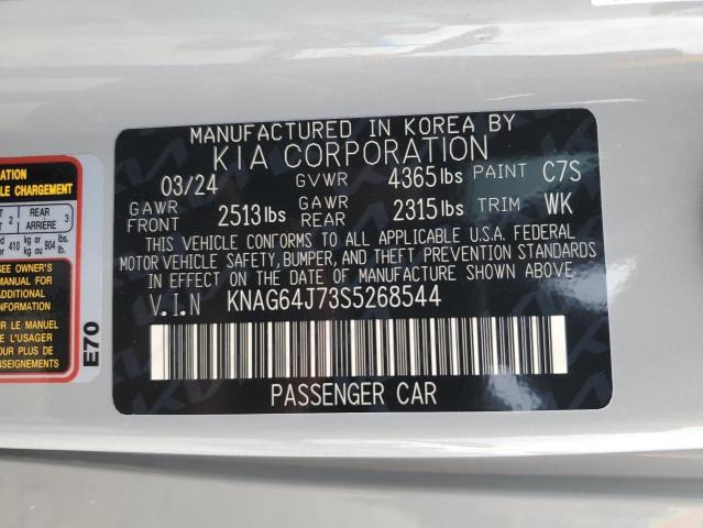 2025 KIA K5 GT LINE KNAG64J73S5268544