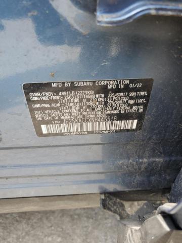 2022 SUBARU FORESTER JF2SKACCXNH445516