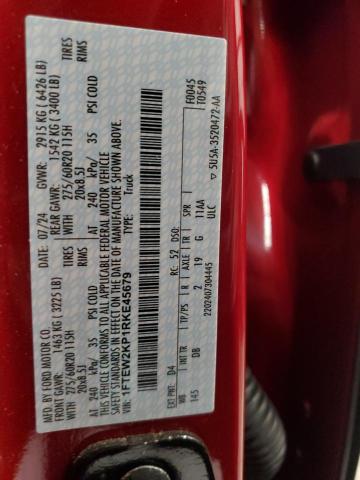 2024 FORD F150 STX 1FTEW2KP1RKE45679