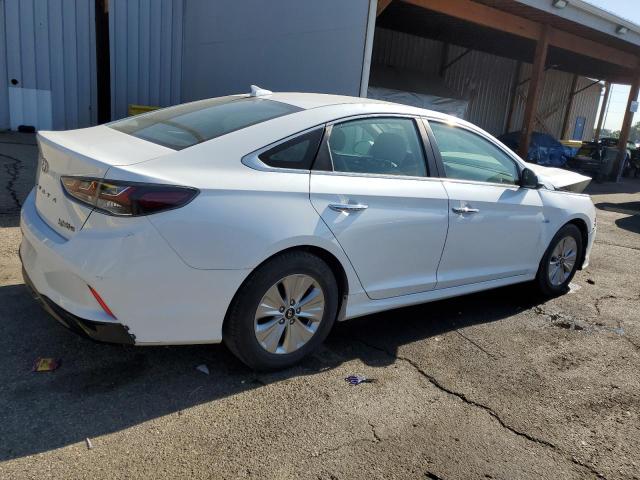 2019 Hyundai Sonata Hybrid white null hybrid KMHE24L33KA091688 photo #4