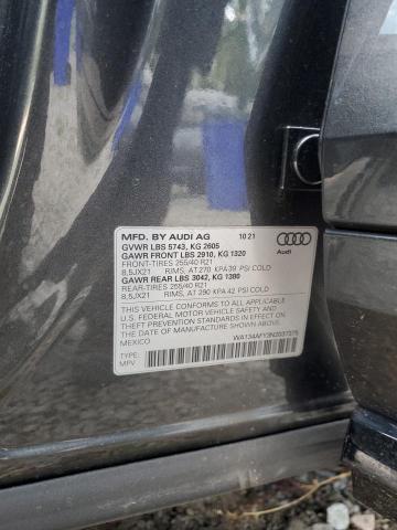 2022 AUDI SQ5 SPORTB WA134AFY3N2037375