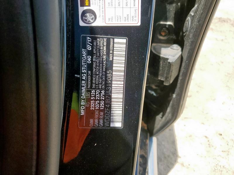 2018 MERCEDES-BENZ E 300 WDDZF4JB7JA319085