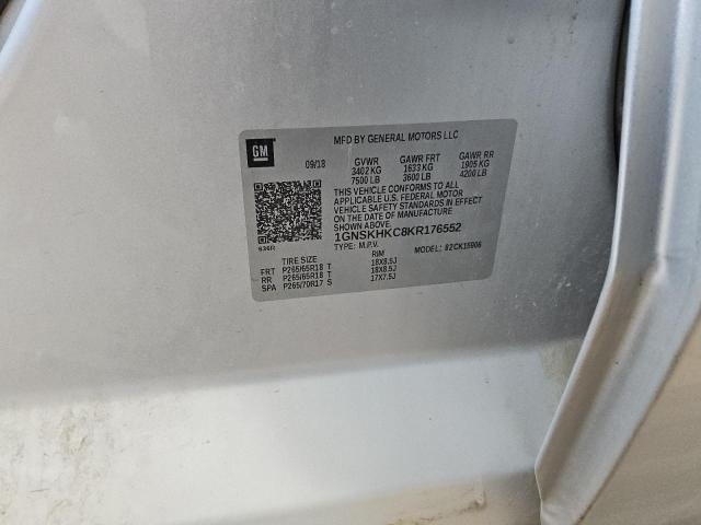 2019 CHEVROLET SUBURBAN K 1GNSKHKC8KR176552