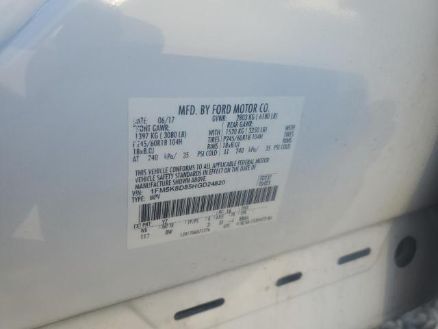 2017 FORD EXPLORER X - 1FM5K8D85HGD24820