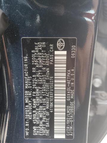 2015 TOYOTA AVALON XLE - 4T1BK1EBXFU150276