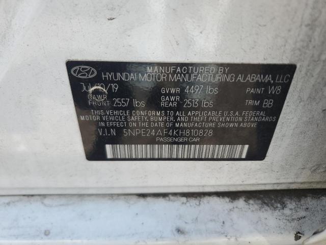 2019 HYUNDAI SONATA SE 5NPE24AF4KH810828