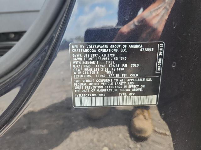 2018 VOLKSWAGEN ATLAS SE 1V2LR2CAXJC586952