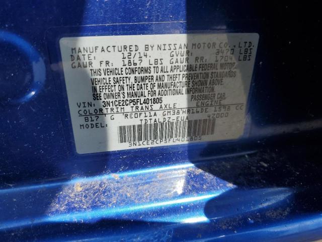 2015 NISSAN VERSA NOTE - 3N1CE2CP5FL401805