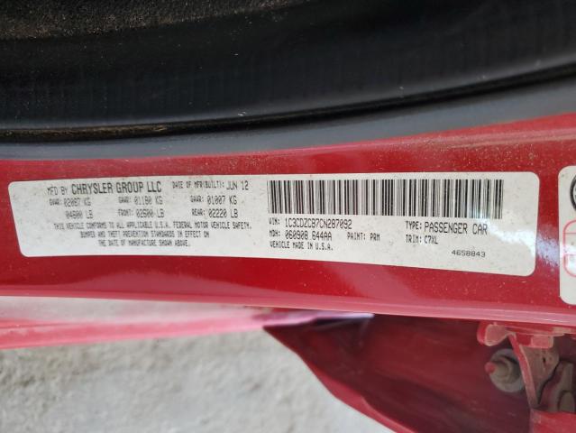 2012 DODGE AVENGER SX - 1C3CDZCB7CN287092