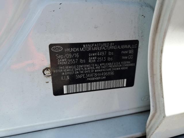 2017 HYUNDAI SONATA SPO 5NPE34AF8HH496896