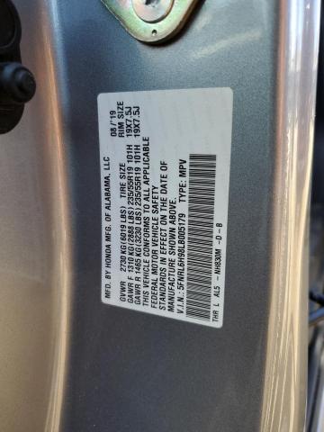 2020 HONDA ODYSSEY ELITE 5FNRL6H98LB005179