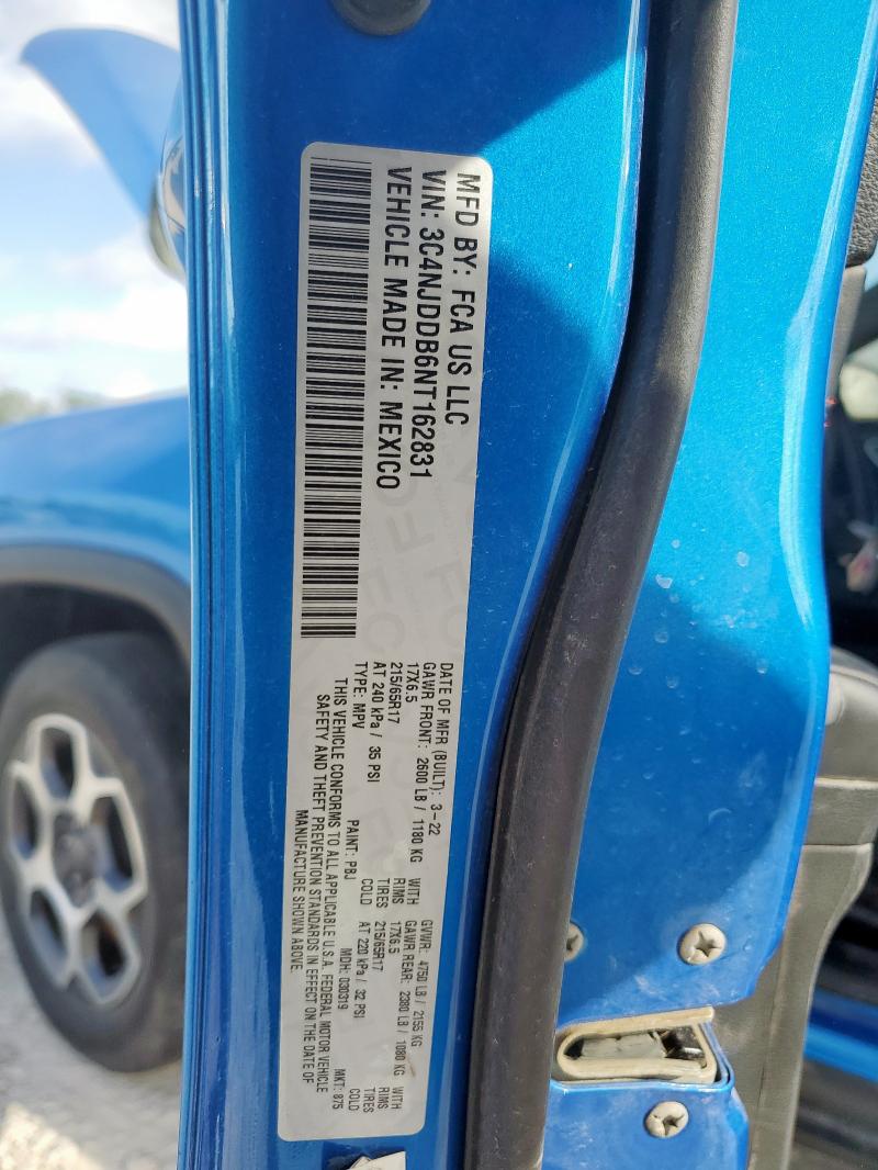 2022 JEP COMPASS TRAILHAWK - 3C4NJDDB6NT162831