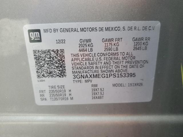 2023 CHEVROLET EQUINOX RS 3GNAXMEG1PS153395