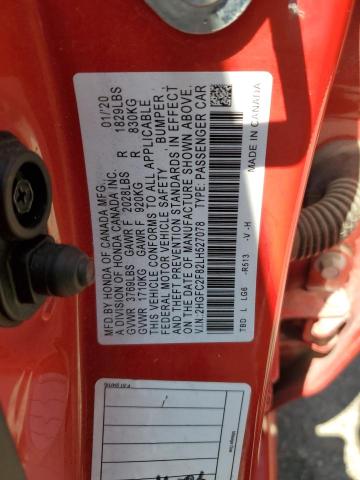 2020 HONDA CIVIC SPORT 2HGFC2F82LH527078