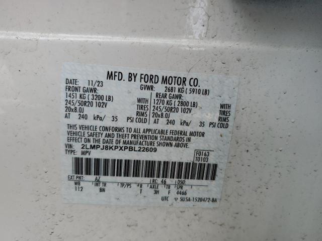 2023 LINCOLN NAUTILUS R 2LMPJ8KPXPBL22609