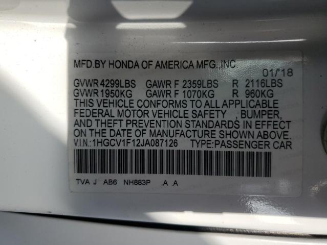 2018 HONDA ACCORD LX - 1HGCV1F12JA087126