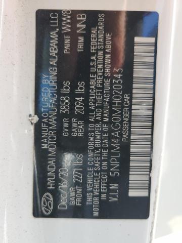 2021 HYUNDAI ELANTRA SEL - 5NPLM4AG0MH020343