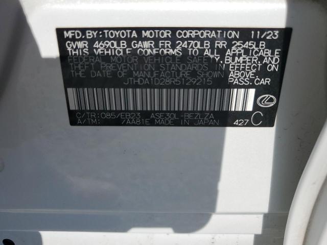 2024 LEXUS IS 300 JTHDA1D28R5129215