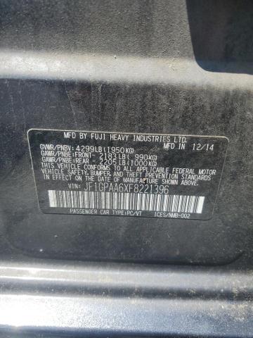 2015 SUBARU IMPREZA JF1GPAA6XF8221396