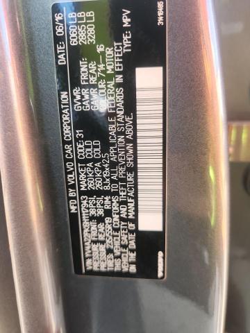2017 VOLVO XC90 T6 YV4A22PK6H1117943