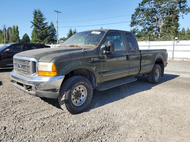FORD F250 SUPER 2000 green  diesel 1FTNX21F0YEA19243 photo #1