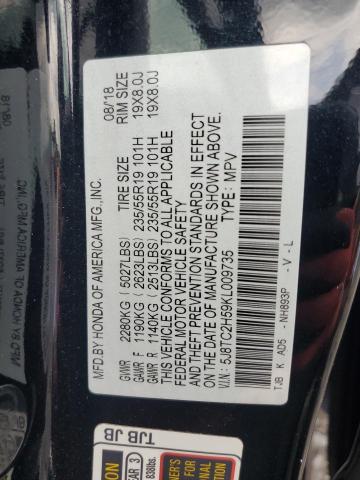 2019 ACURA RDX TECHNO - 5J8TC2H59KL009735
