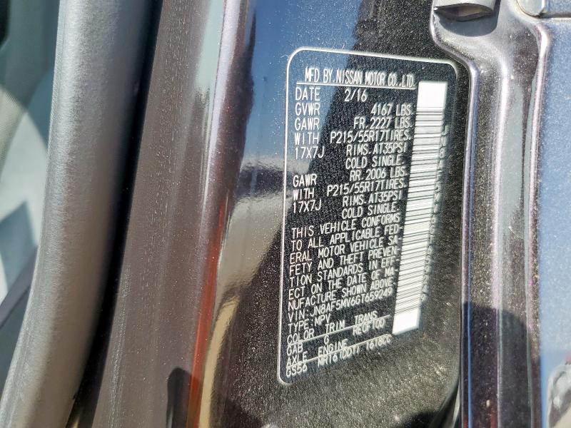 2016 NISSAN JUKE S - JN8AF5MV6GT659249