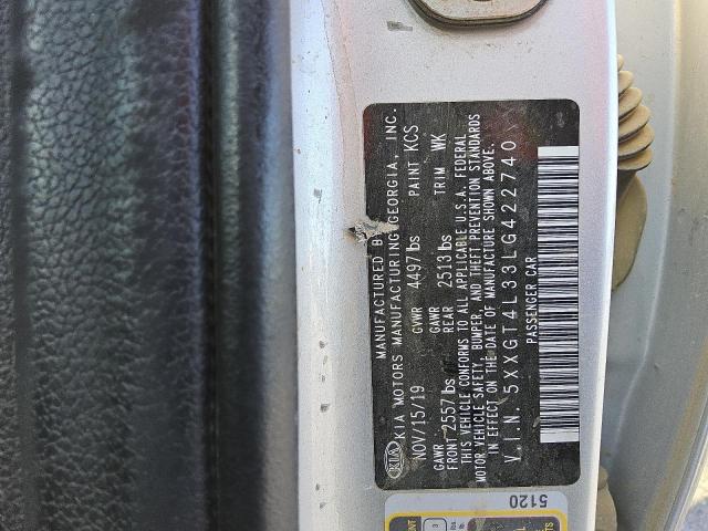 2020 KIA OPTIMA LX 5XXGT4L33LG422740