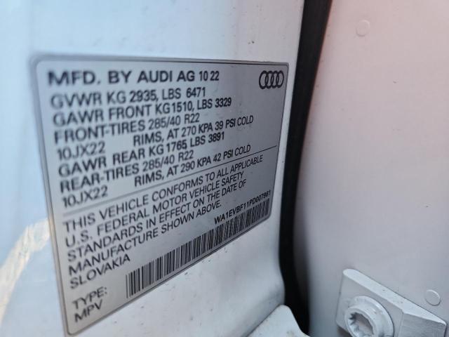 2023 AUDI Q8 PREMIUM WA1EVBF11PD007961