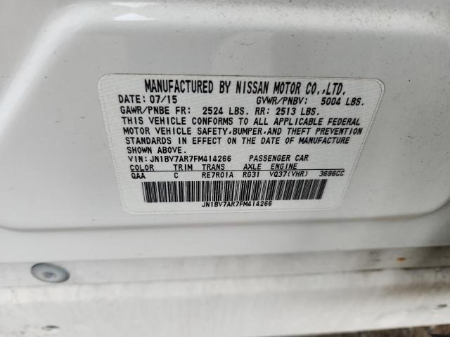 2015 INFINITI Q50 BASE - JN1BV7AR7FM414266