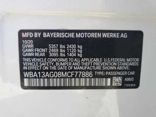 2021 BMW 530E WBA13AG08MCF77886