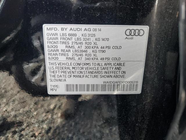 2015 AUDI Q7 PRESTIG WA1DGAFEXFD005319