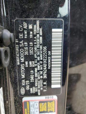 2019 KIA RIO S 3KPA24AB1KE225396