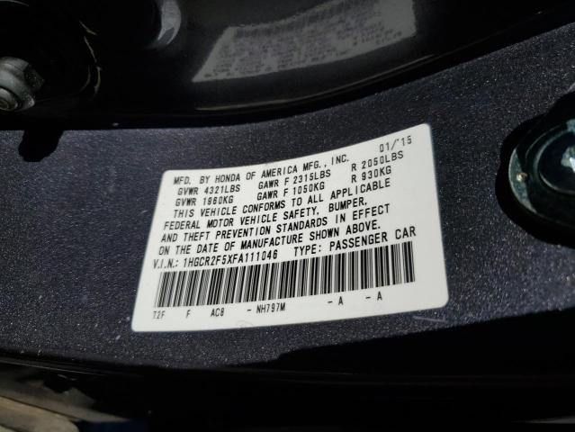 2015 HONDA ACCORD SPO - 1HGCR2F5XFA111046
