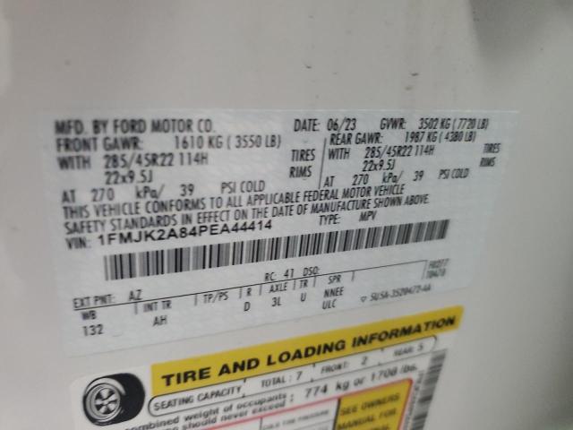 2023 FORD EXPEDITION 1FMJK2A84PEA44414