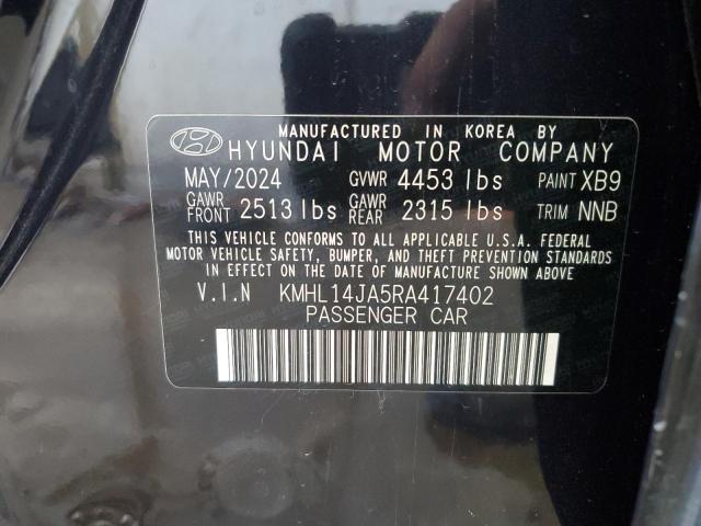 2024 HYUNDAI SONATA SEL - KMHL14JA5RA417402