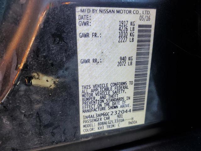 2016 NISSAN ALTIMA 2.5 - 1N4AL3AP6GC232044