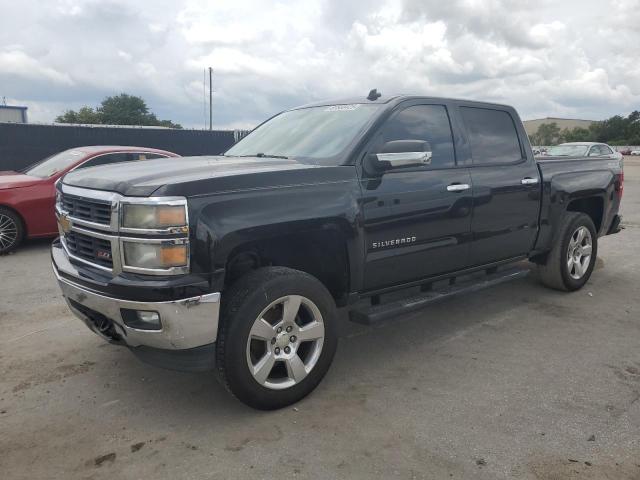 CHEVROLET SILVERADO 2014 black crew pic gas 3GCUKREC0EG221989 photo #1