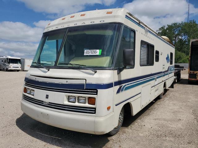 WINN MOTORHOME 1994 white motorize gas 1GBKP37N8R3307844 photo #3