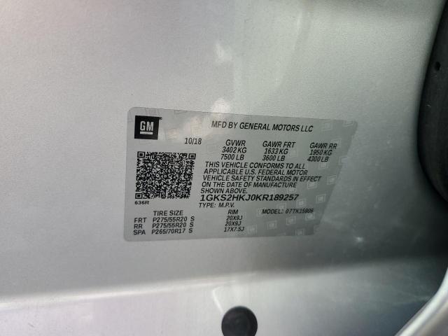 2019 GMC YUKON XL D - 1GKS2HKJ0KR189257