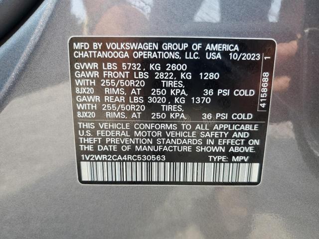 2024 VOLKSWAGEN ATLAS SE - 1V2WR2CA4RC530563