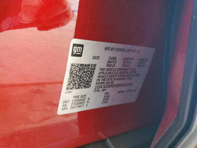 2025 GMC YUKON ELEV 1GKS2BRDXSR261675