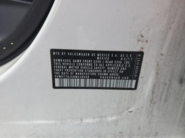 2017 VOLKSWAGEN JETTA GLI 3VW5T7AJ4HM338598