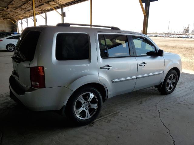 HONDA PILOT EX 2013 silver  gas 5FNYF3H49DB032723 photo #4