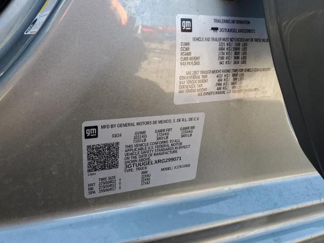 2024 GMC SIERRA K15 3GTUUGELXRG299071